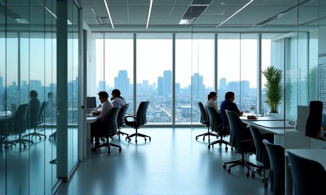 Modernes Büro in Wien